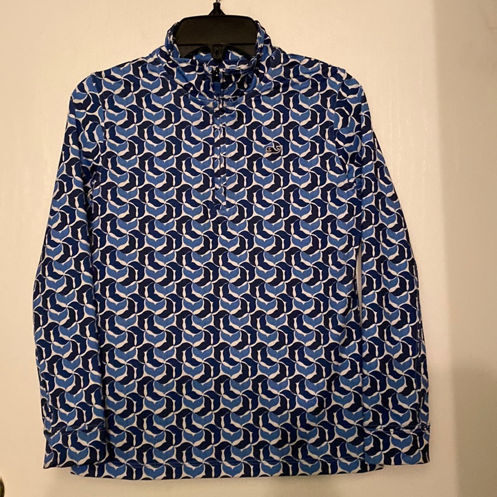 Girls Vineyard Vines Performance Quarter Zip